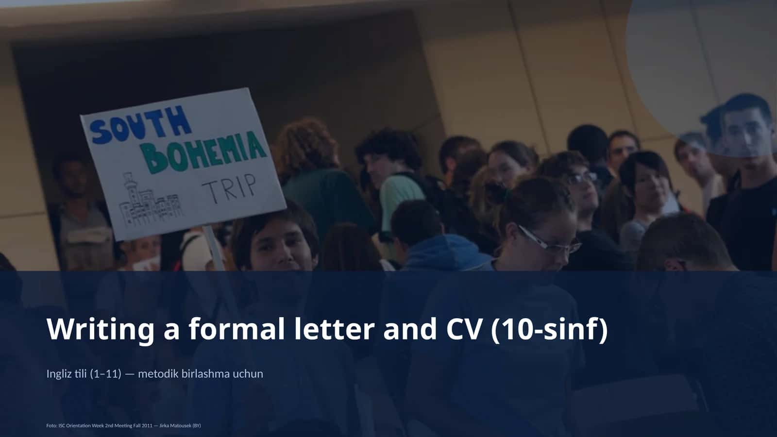 Formal Letter and CV Writing (Grade 10) 1