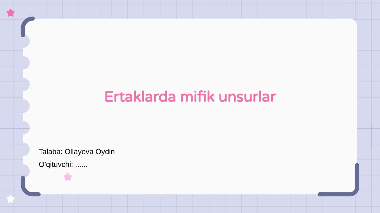 Ertaklarda mifik unsurlar 1