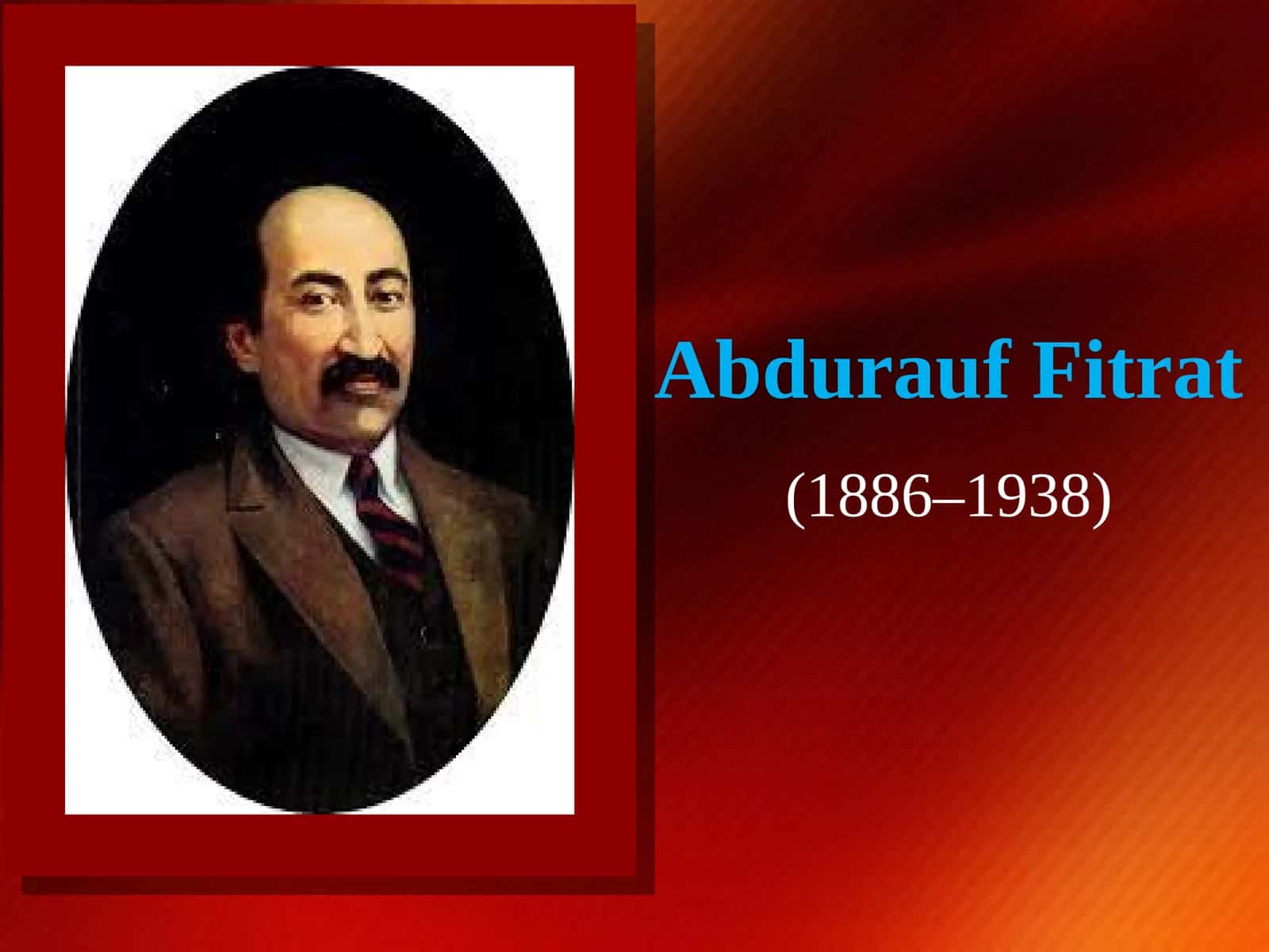 Abdurauf Fitrat 1
