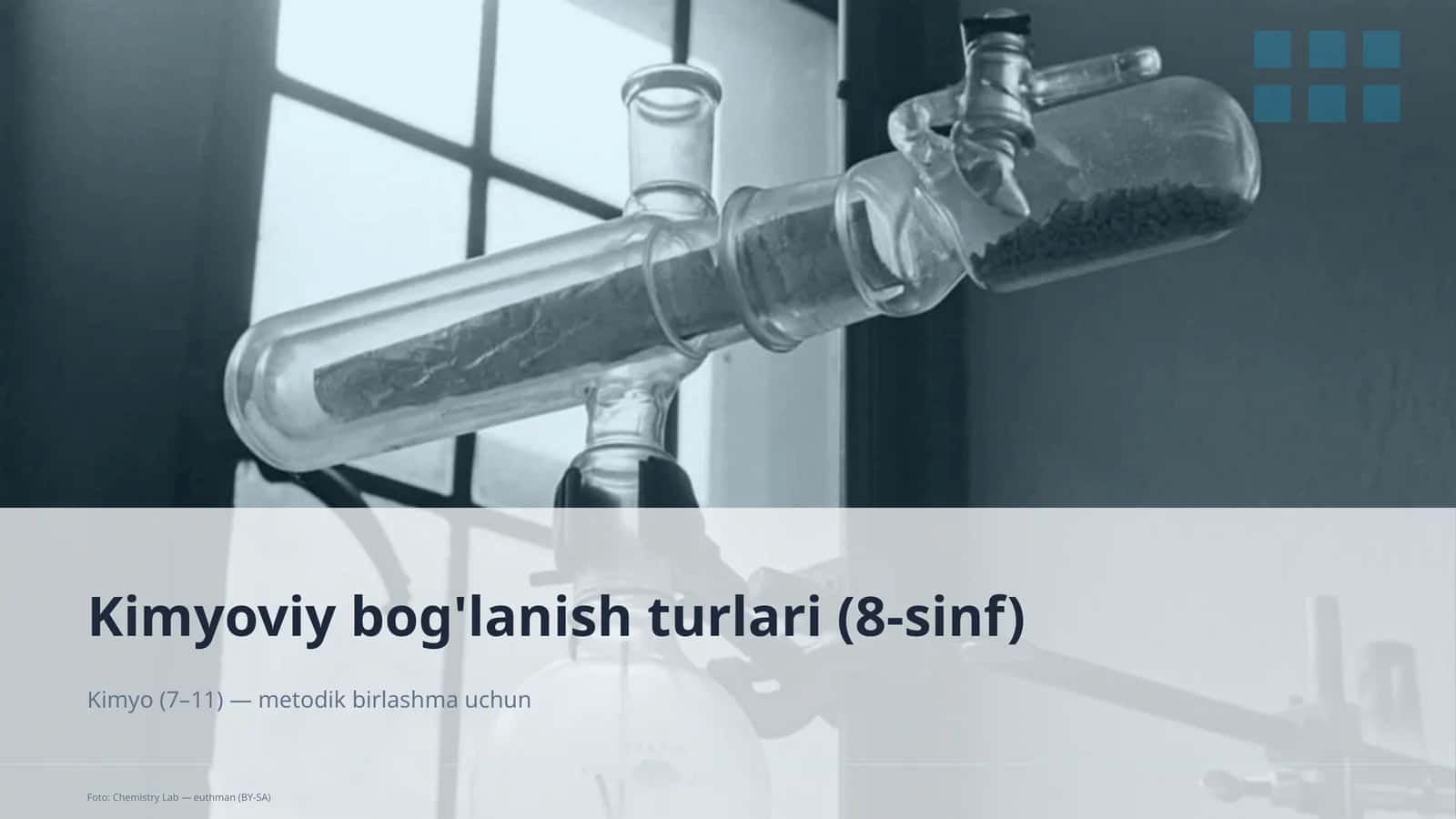 Kimyoviy bog'lanish turlari (8-sinf) 1