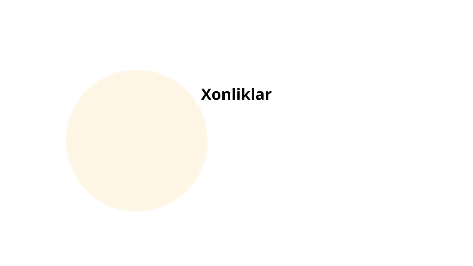 Xonliklar 1
