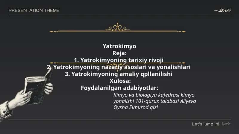 Yatrokimyo 1