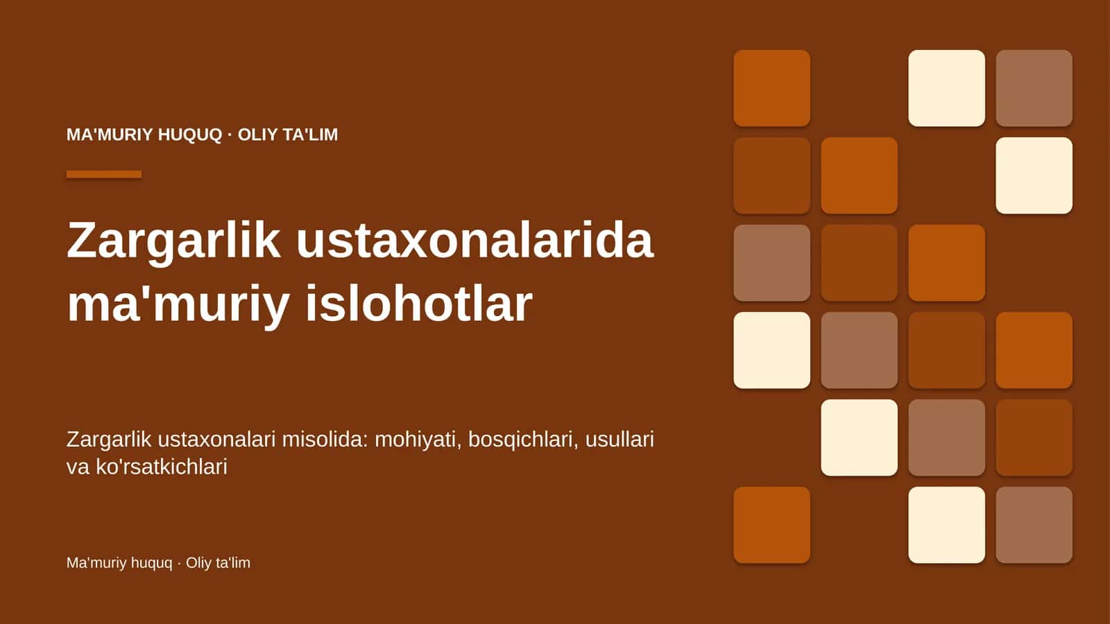 zargarlik ustaxonalarida ma'muriy islohotlar 3154 1