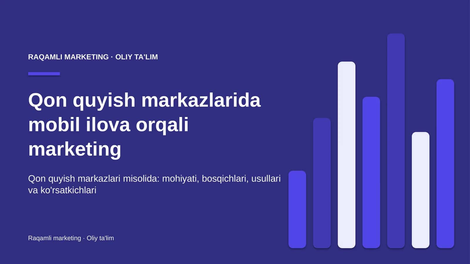 qon quyish markazlarida mobil ilova orqali marketing 3555 1