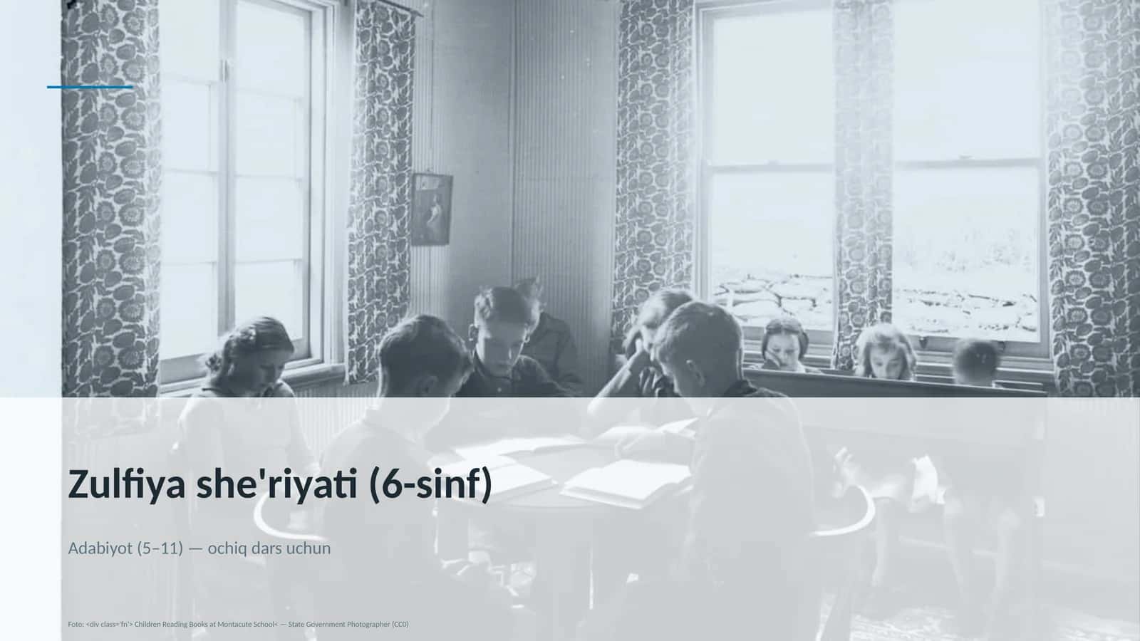 Zulfiya she'riyati (6-sinf) 1