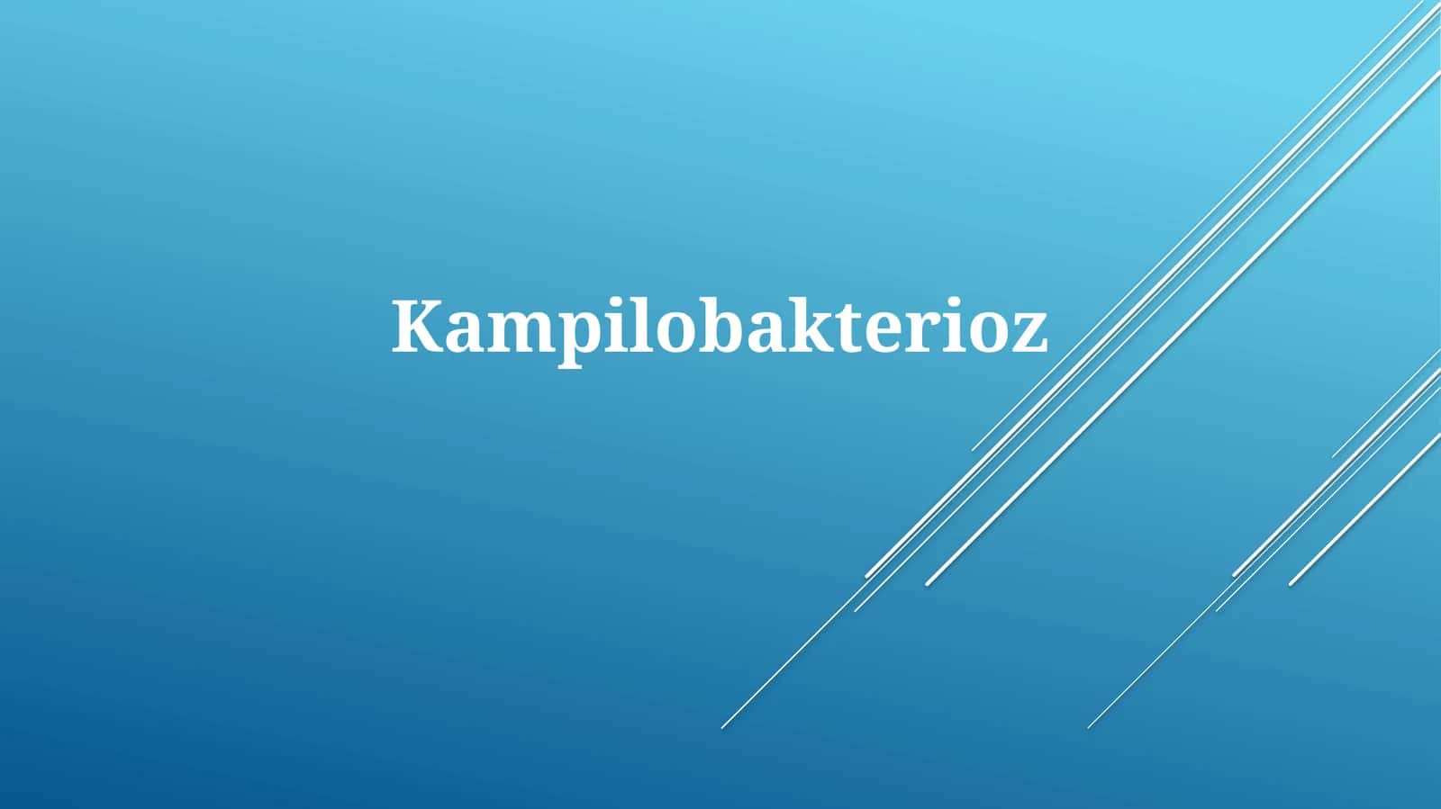 Kampilobakterioz 1
