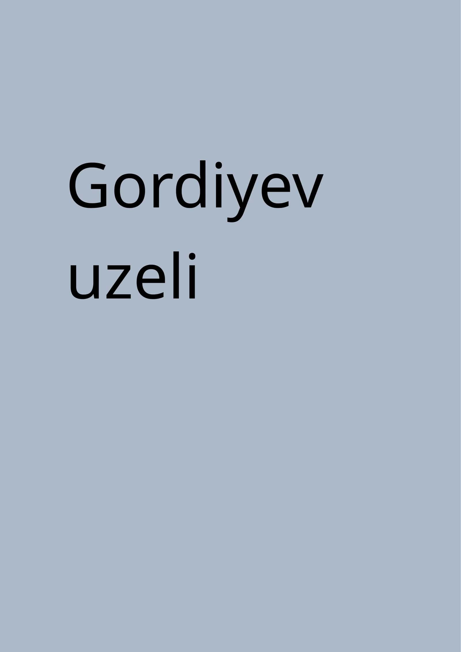 Gordiyev uzeli 1