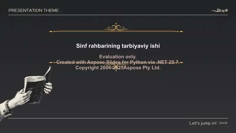 Sinf rahbarining tarbiyaviy ishi 1