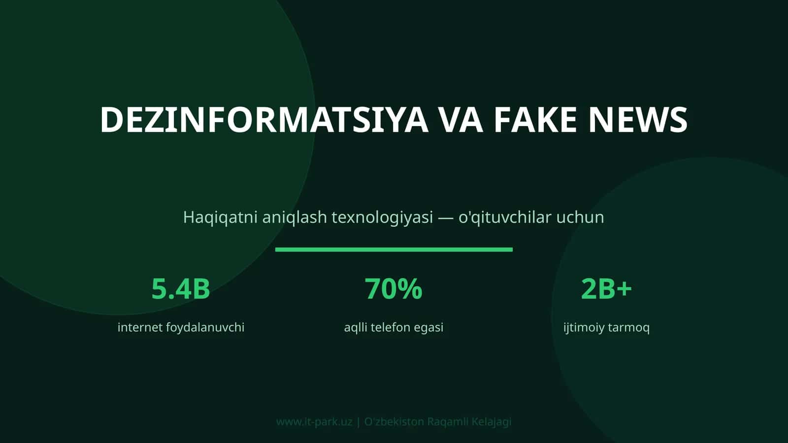 Dezinformatsiya va Fake News 1