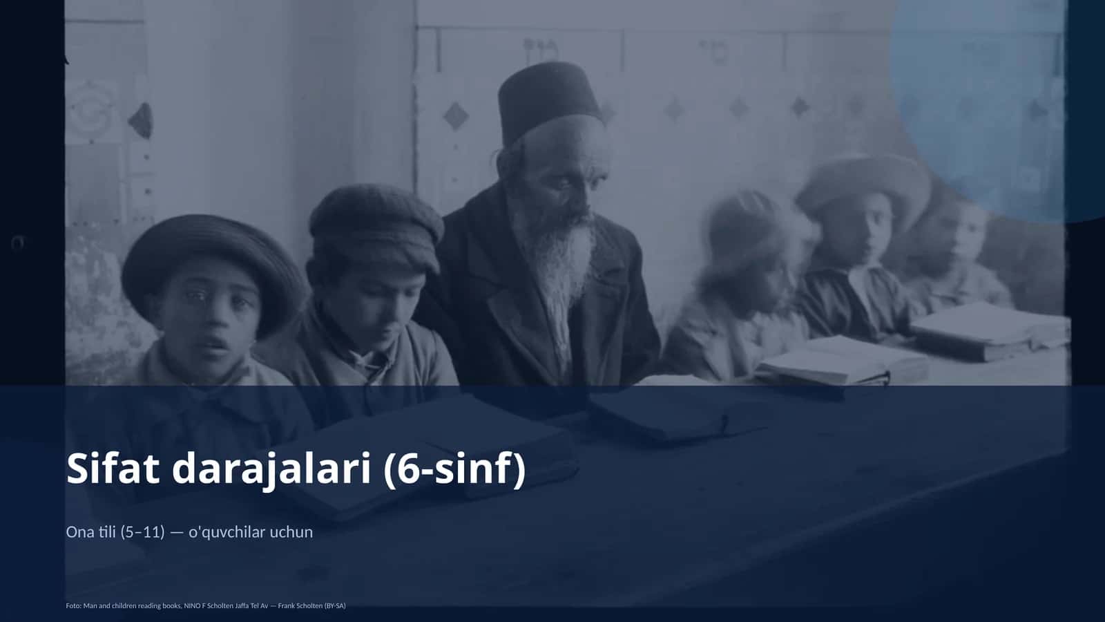 Sifat darajalari (6-sinf) 1