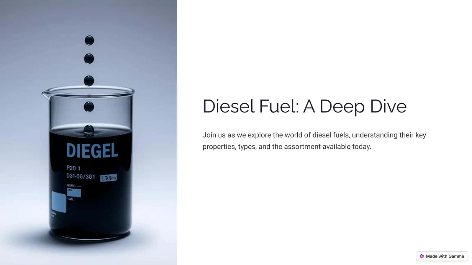 Diesel Fuel A Deep Dive 1