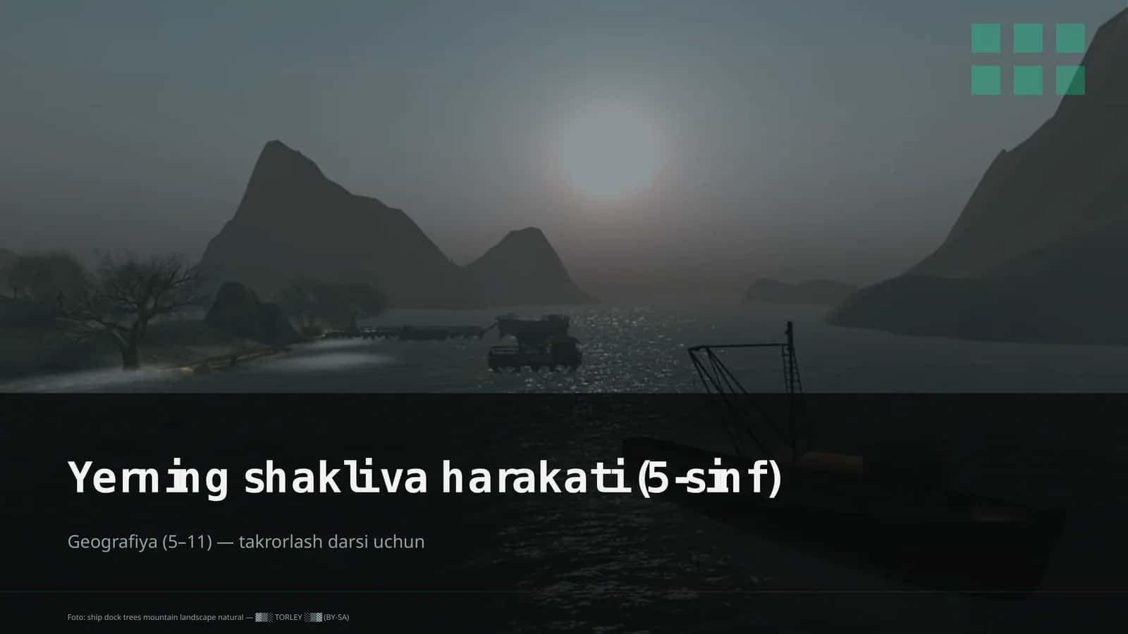 Yerning shakli va harakati (5-sinf) 1