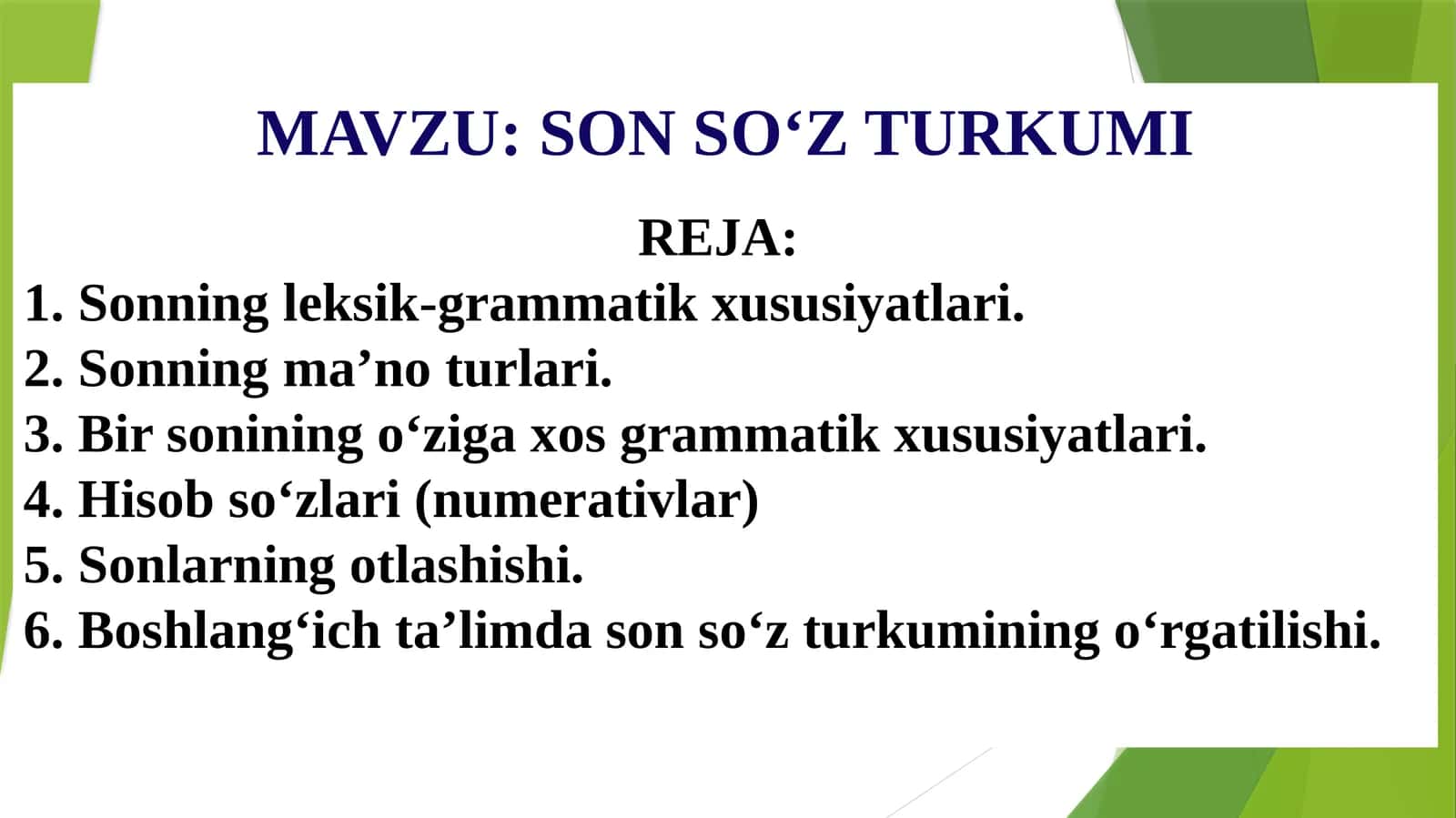 SON SO‘Z TURKUMI 1