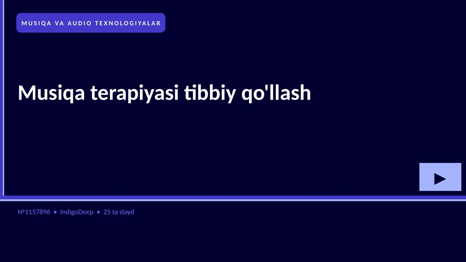 Musiqa terapiyasi tibbiy qo'llash 1