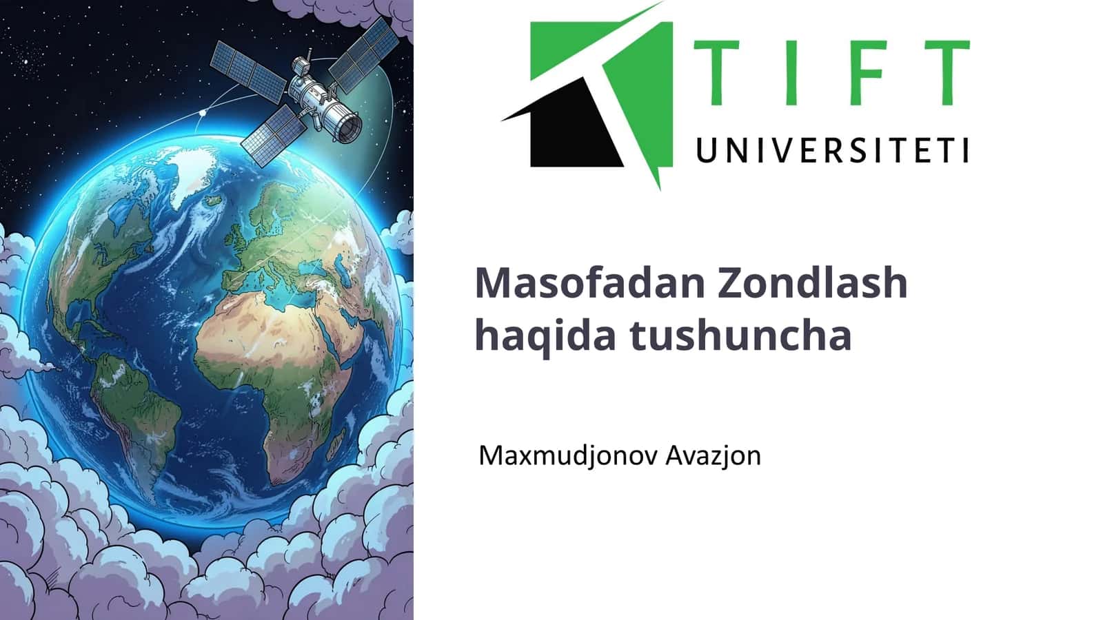 Masofadan Zondlash haqida tushuncha 1