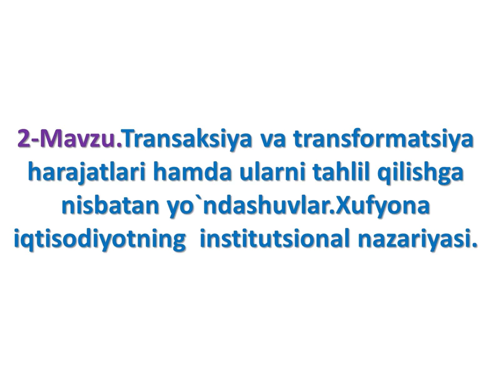 Transaksiya va uning turlari 1