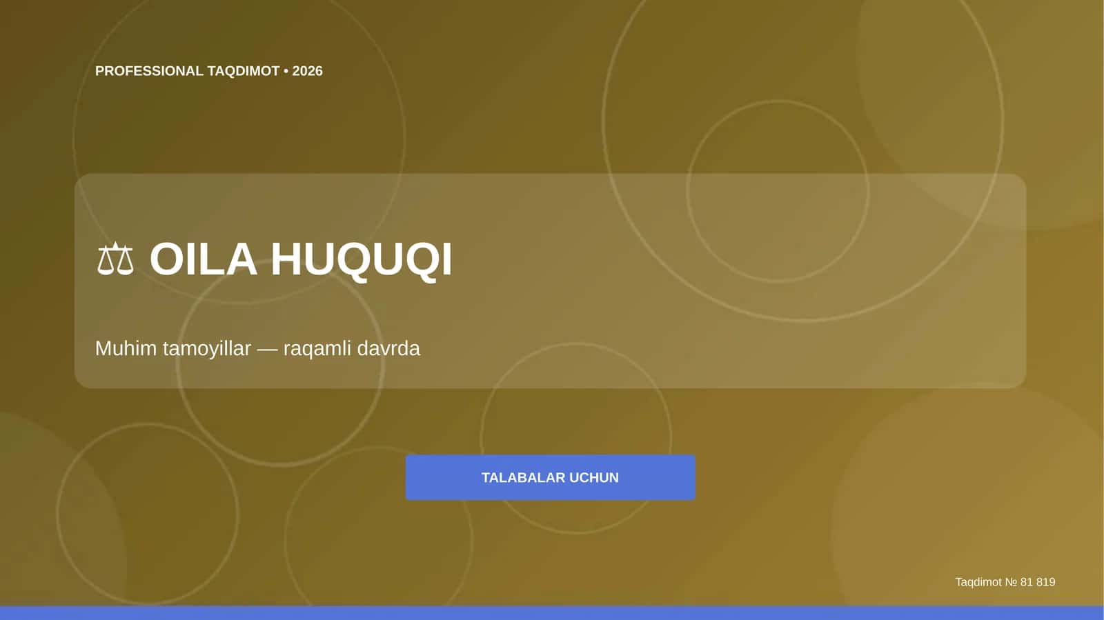 OILA HUQUQI 1