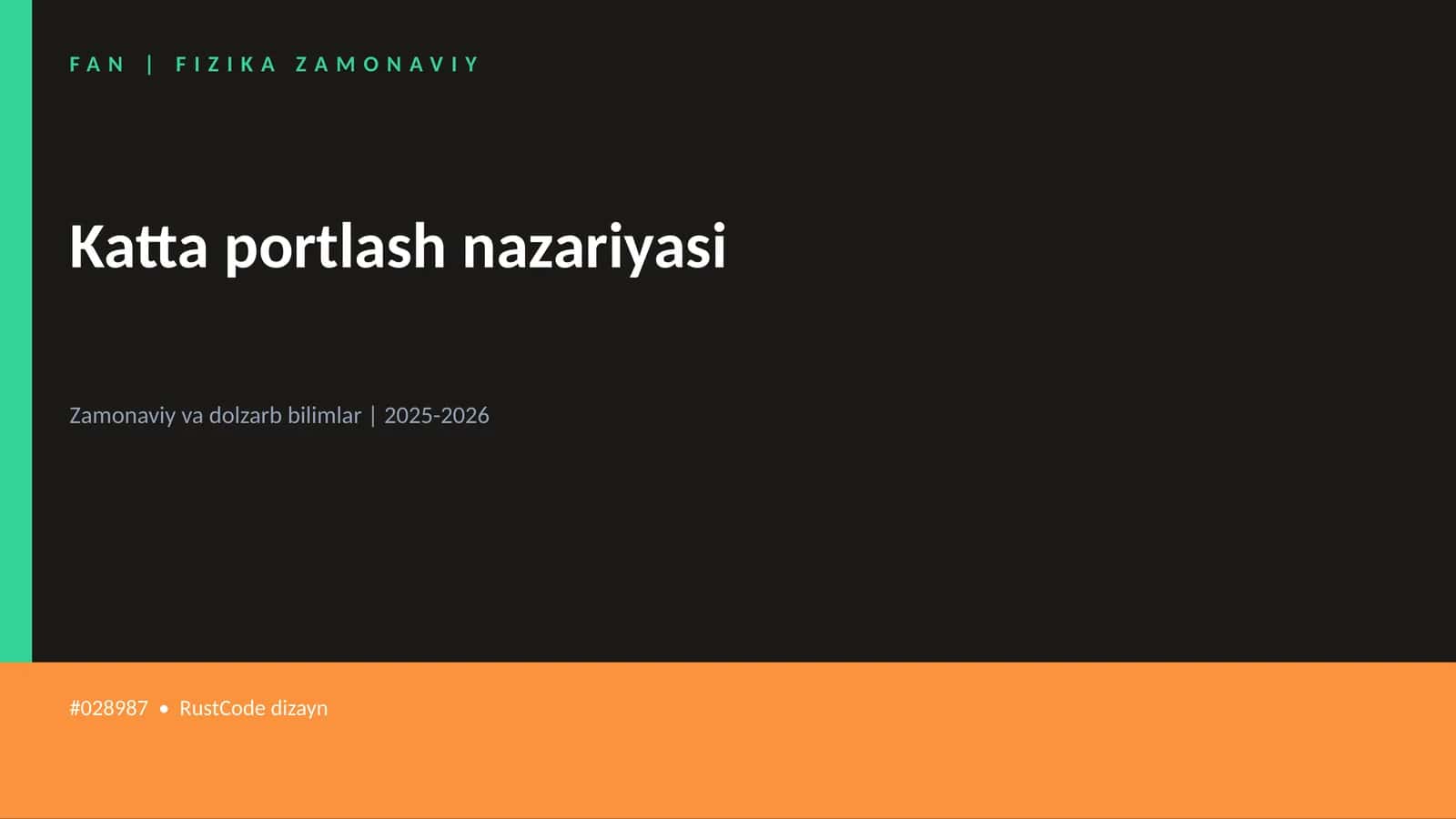 Katta portlash nazariyasi 1