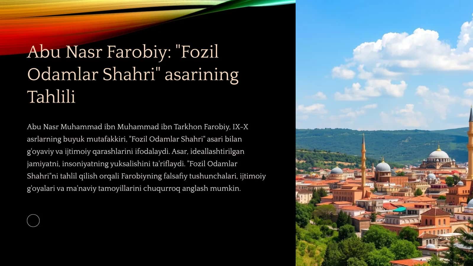 Fozil Odamlar Shahri asarining Tahlili 1