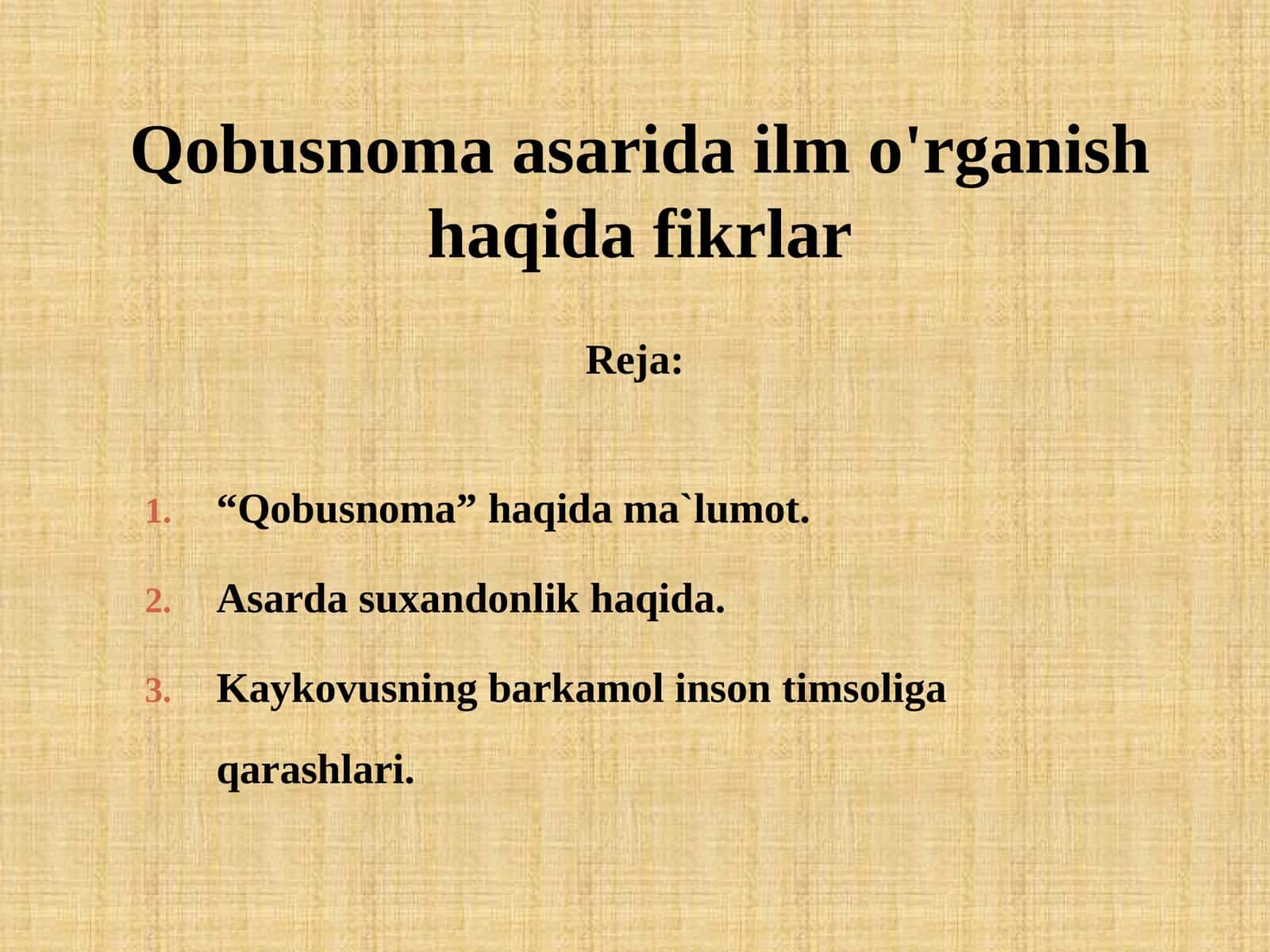 Qobusnoma 1