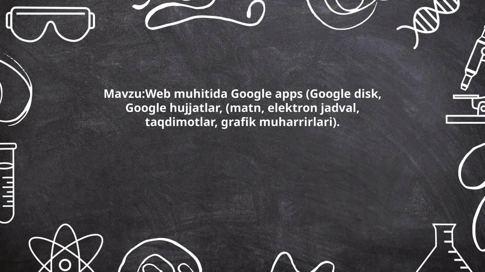 Google Disk asoslari 1