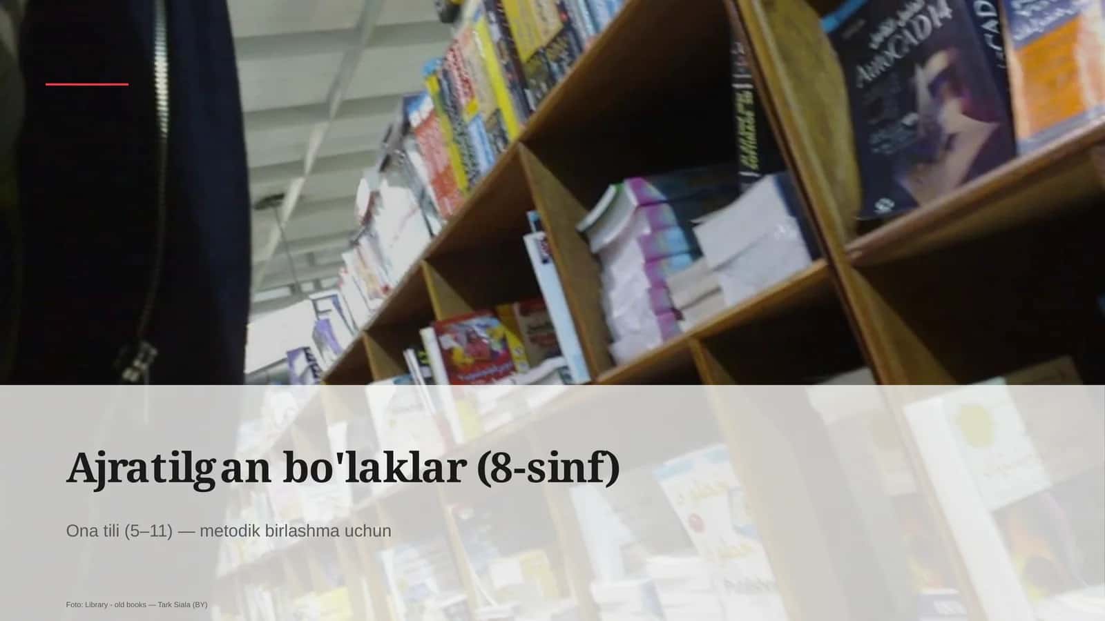Ajratilgan bo'laklar (8-sinf) 1