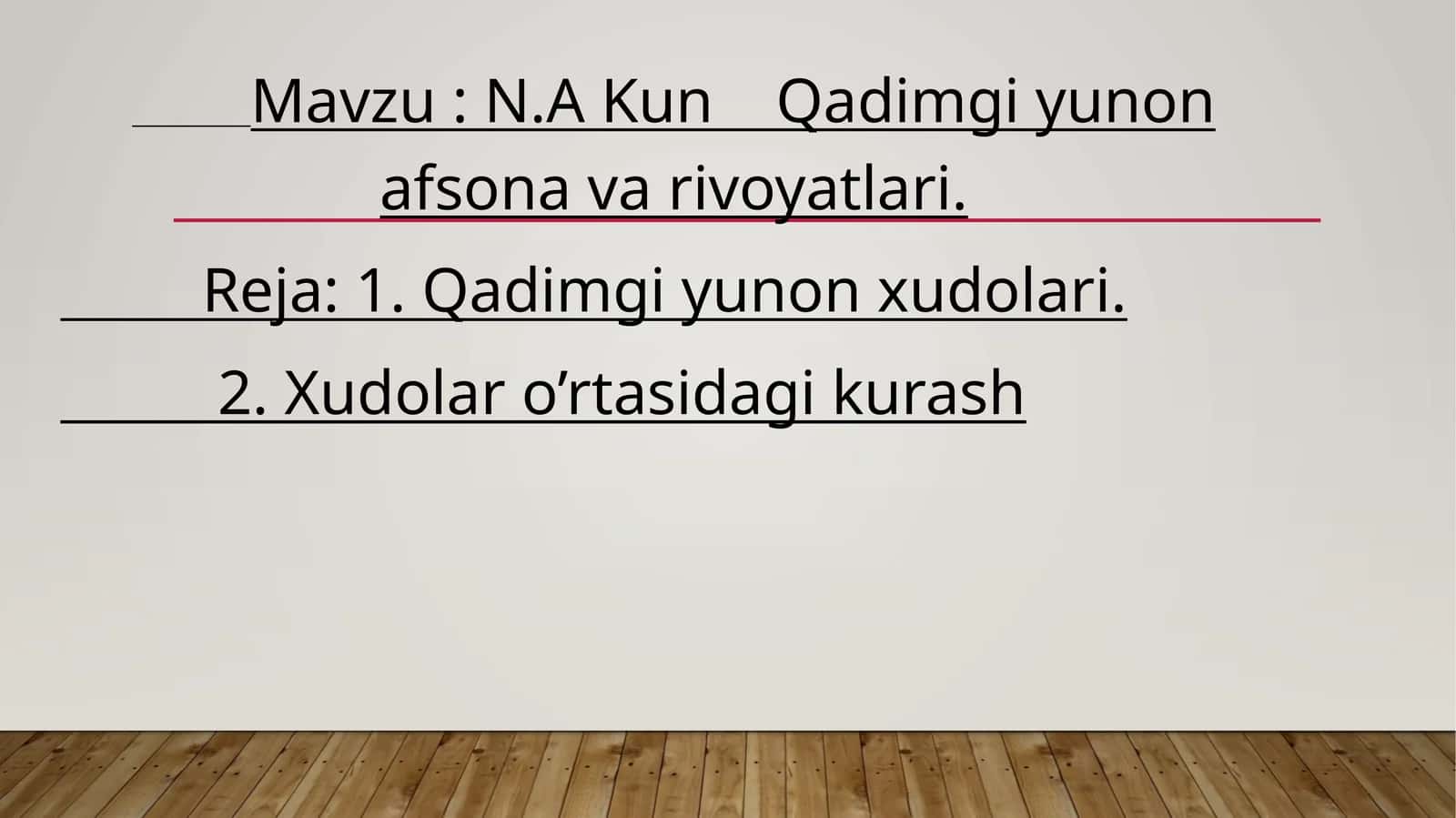 N.A Kun Qadimgi yunon afsona va rivoyatlari 1