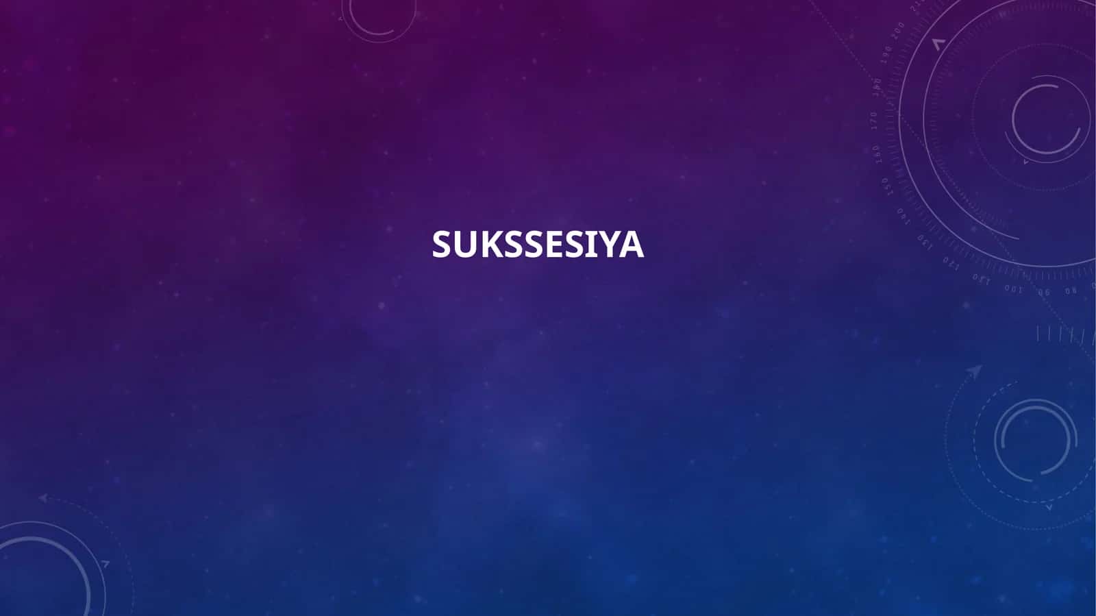 suksessiya 1