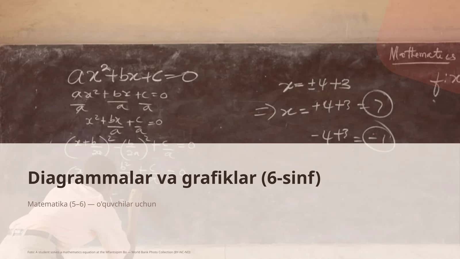 Diagrammalar va grafiklar (6-sinf) 1