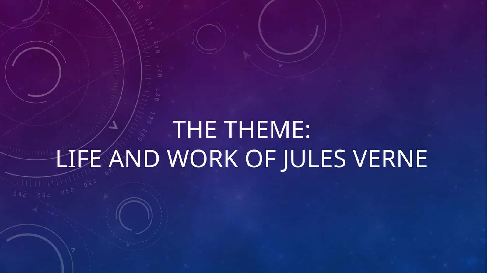 Life and work of Jules Verne 1
