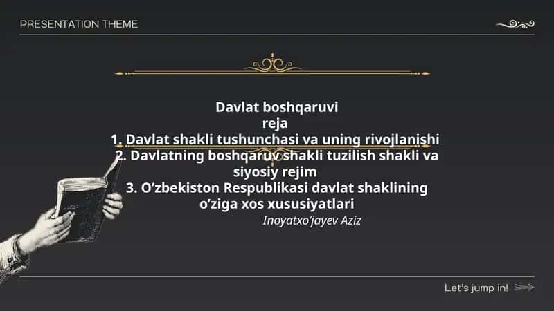 Davlat boshqaruvi 1