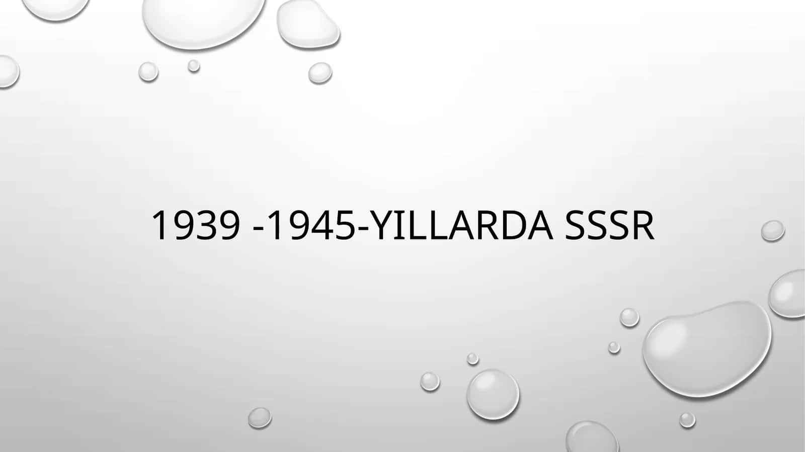 Urush sohasida SSSR 1
