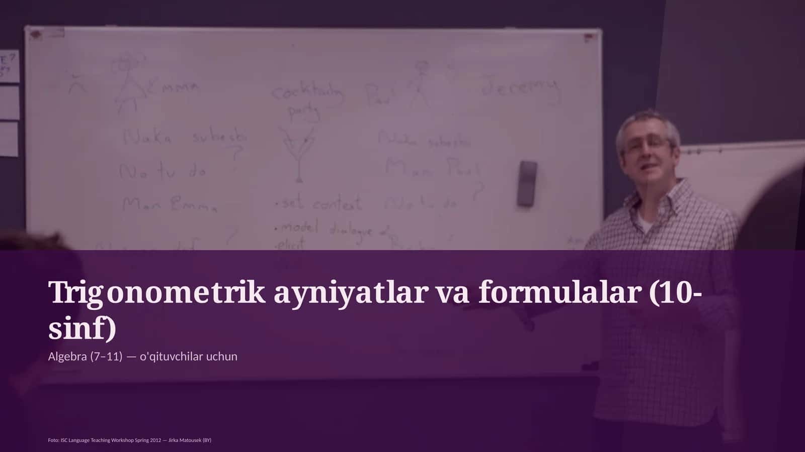 Trigonometrik ayniyatlar va formulalar (10-sinf) 1