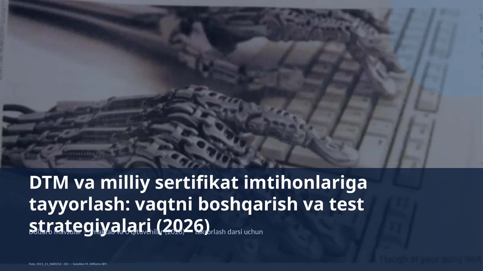 Dolzarb mavzular — maktab va o'qituvchilar 1