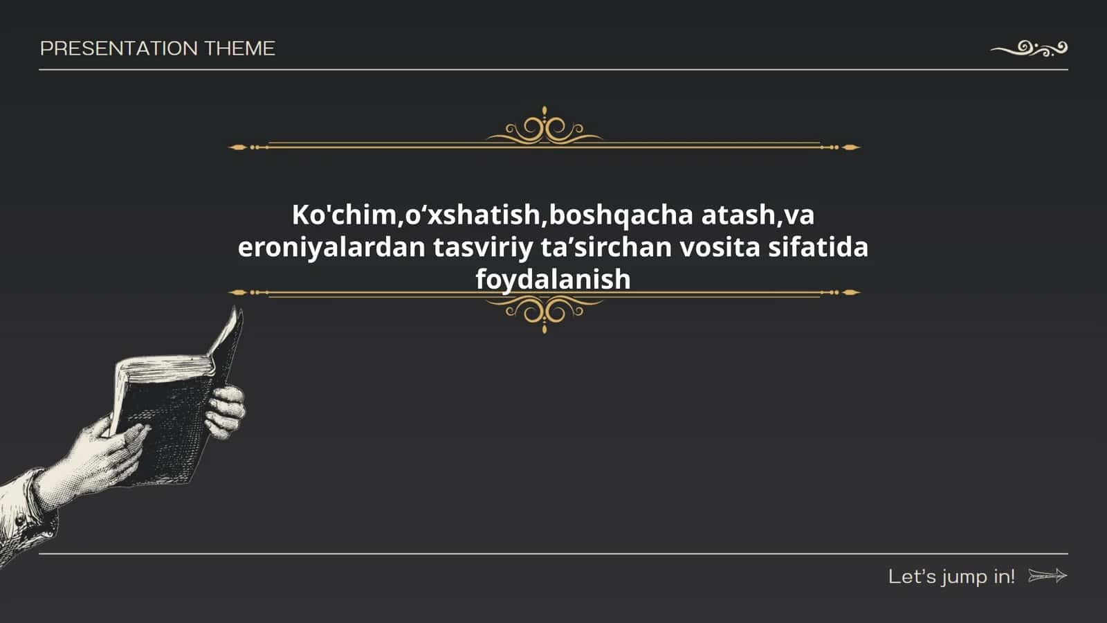 Ko'chim san'ati va usullari 1