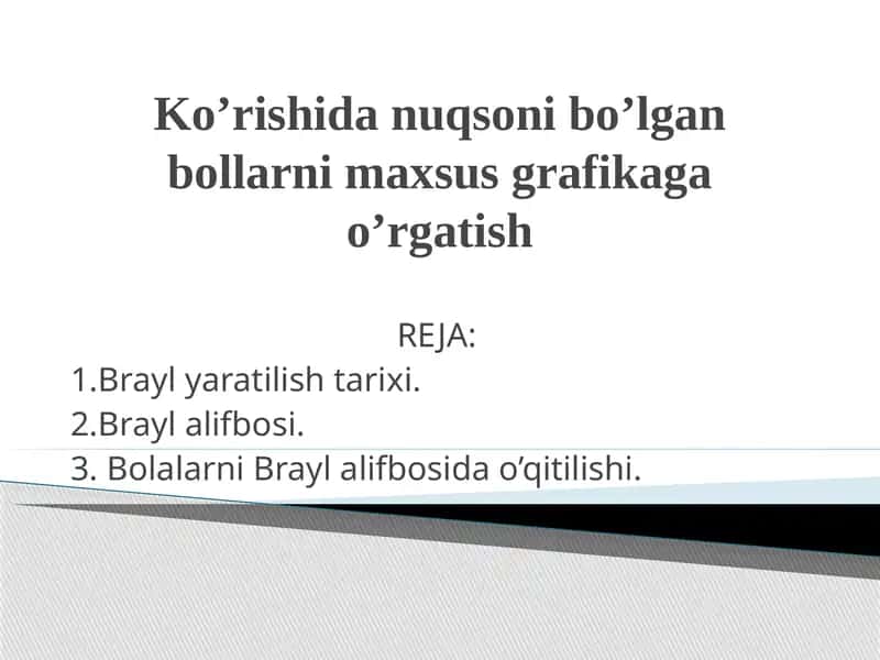 Brayl shrifti 1
