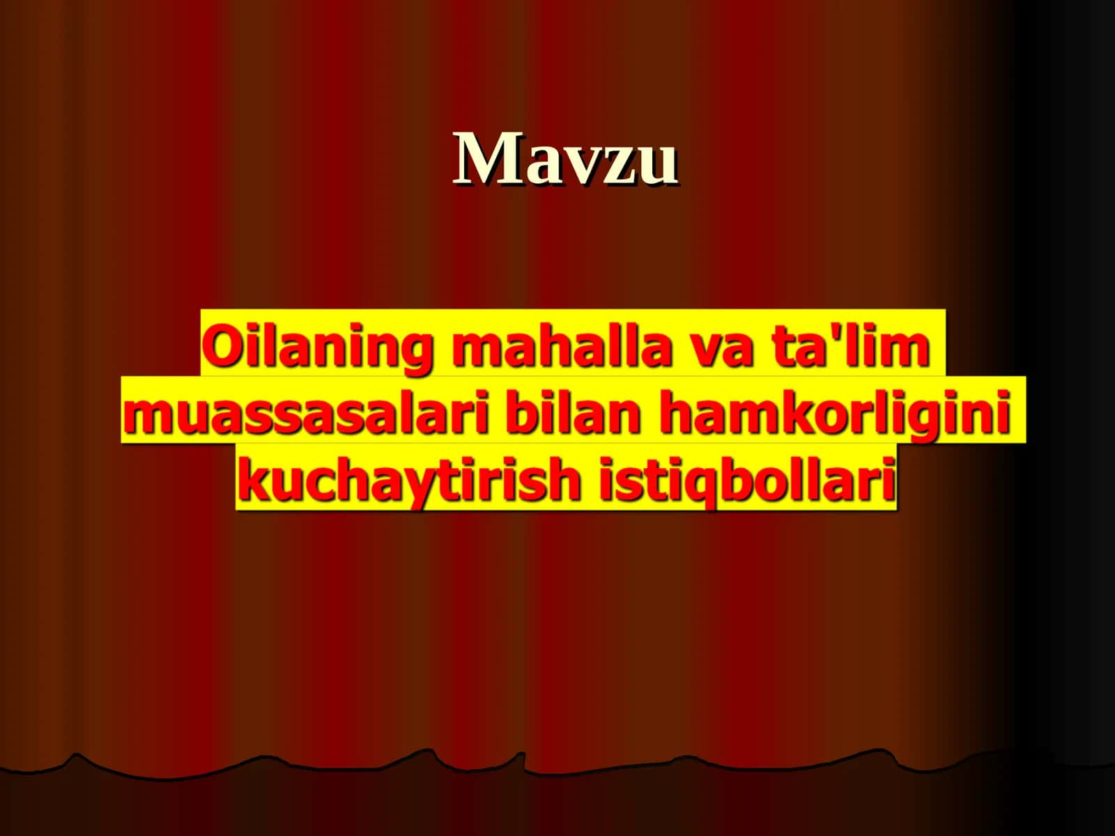 Barkamol avloddagi tarbiyaviy ishlar 1