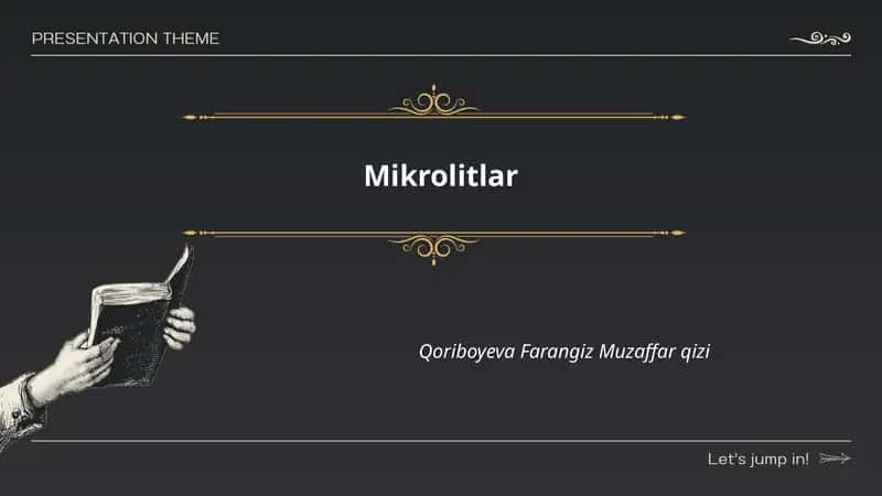 Mikrolitlar 1