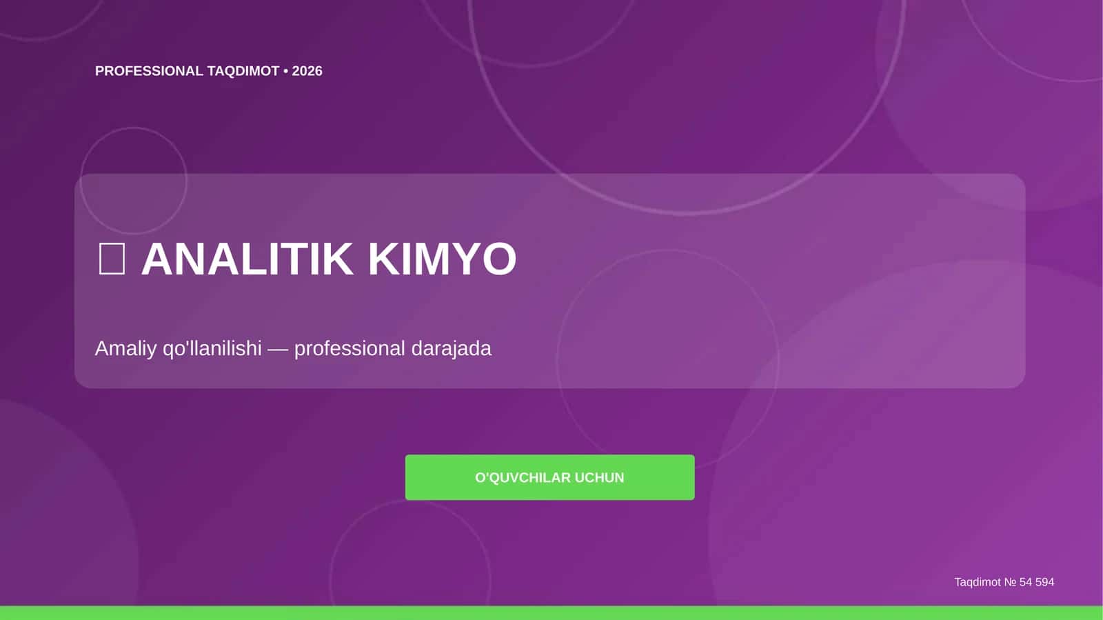 ANALITIK KIMYO 1
