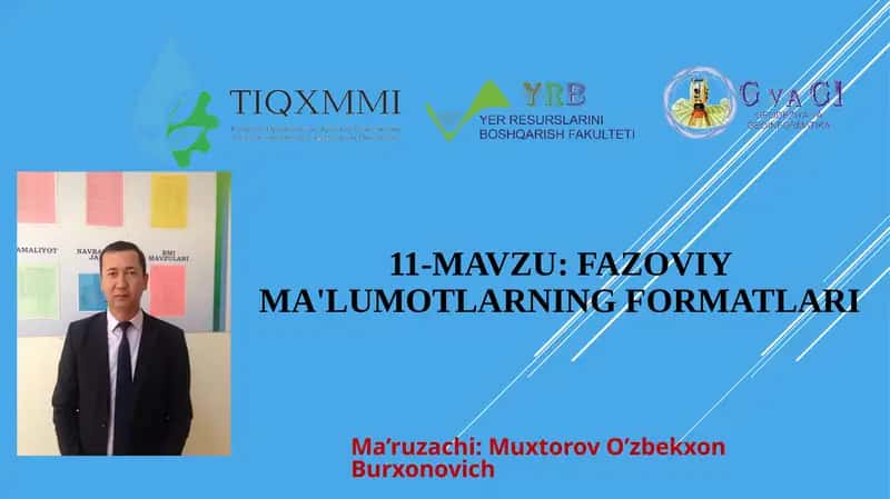 Fazoviyma'lumotlarningformatlari 1