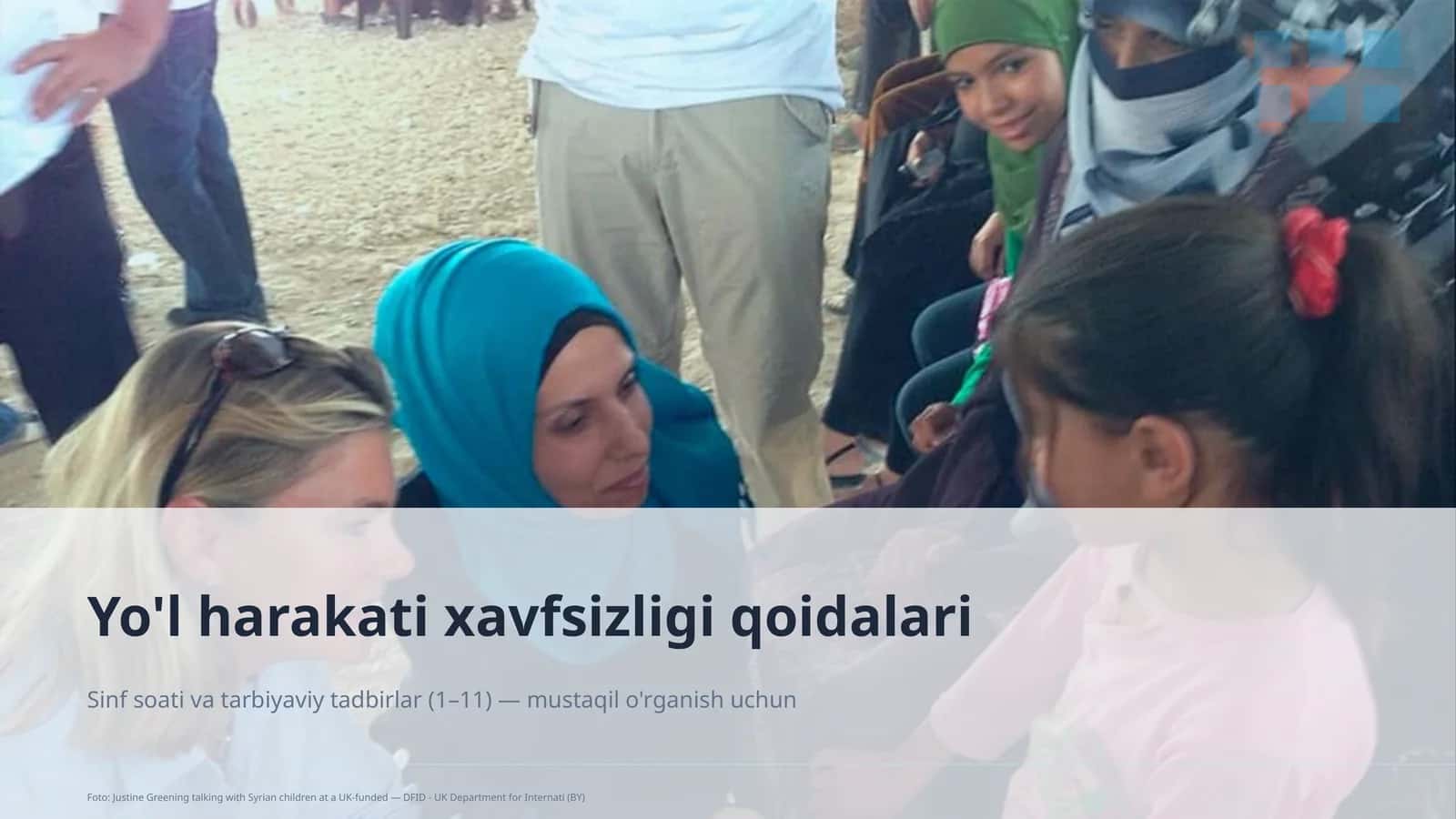 Yo'l harakati xavfsizligi qoidalari 1
