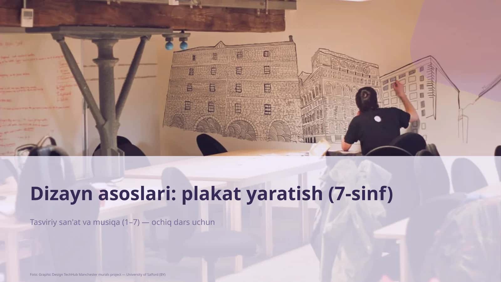 Dizayn asoslari: plakat yaratish (7-sinf) 1