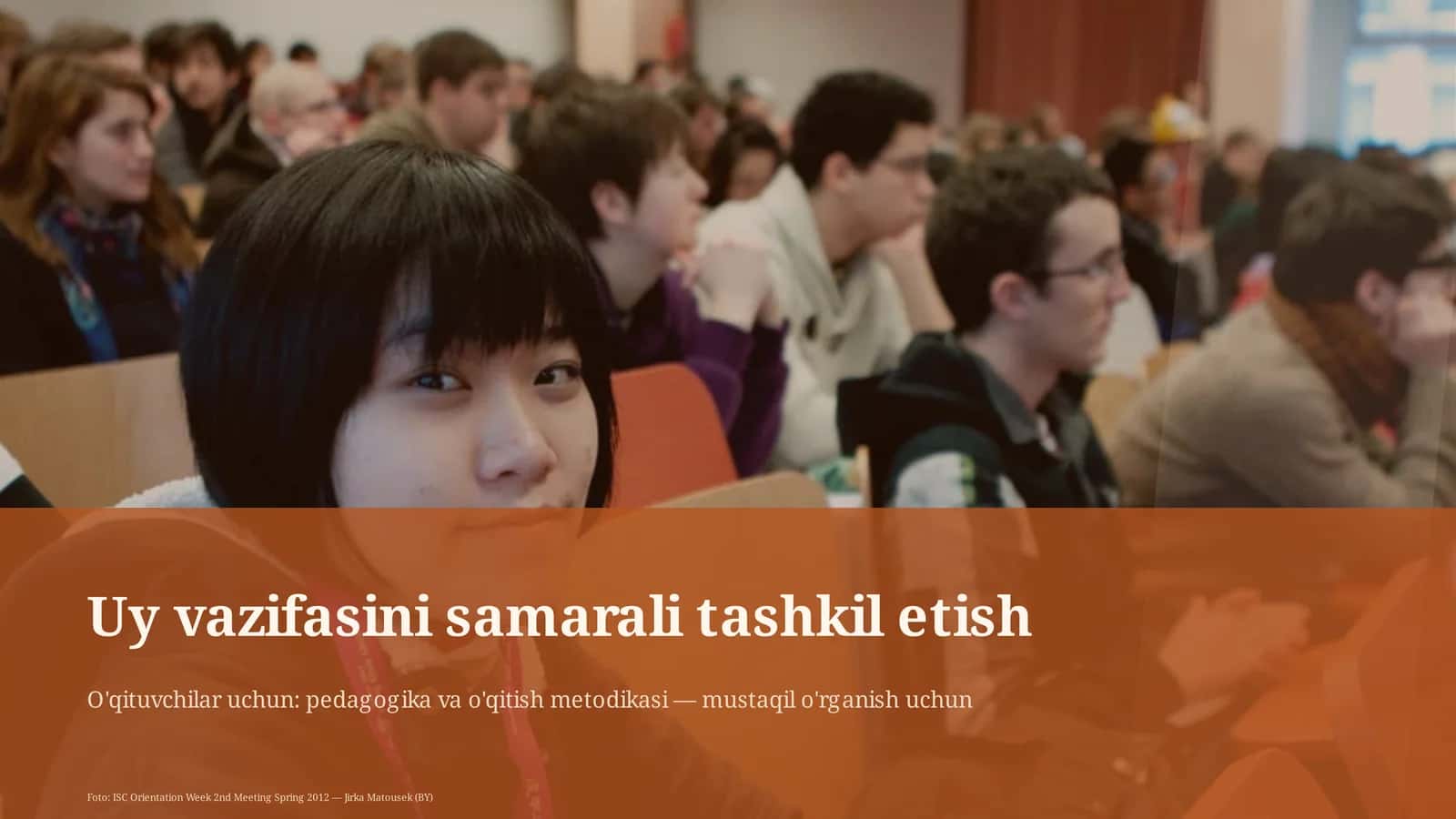 Uy vazifasini samarali tashkil etish 1