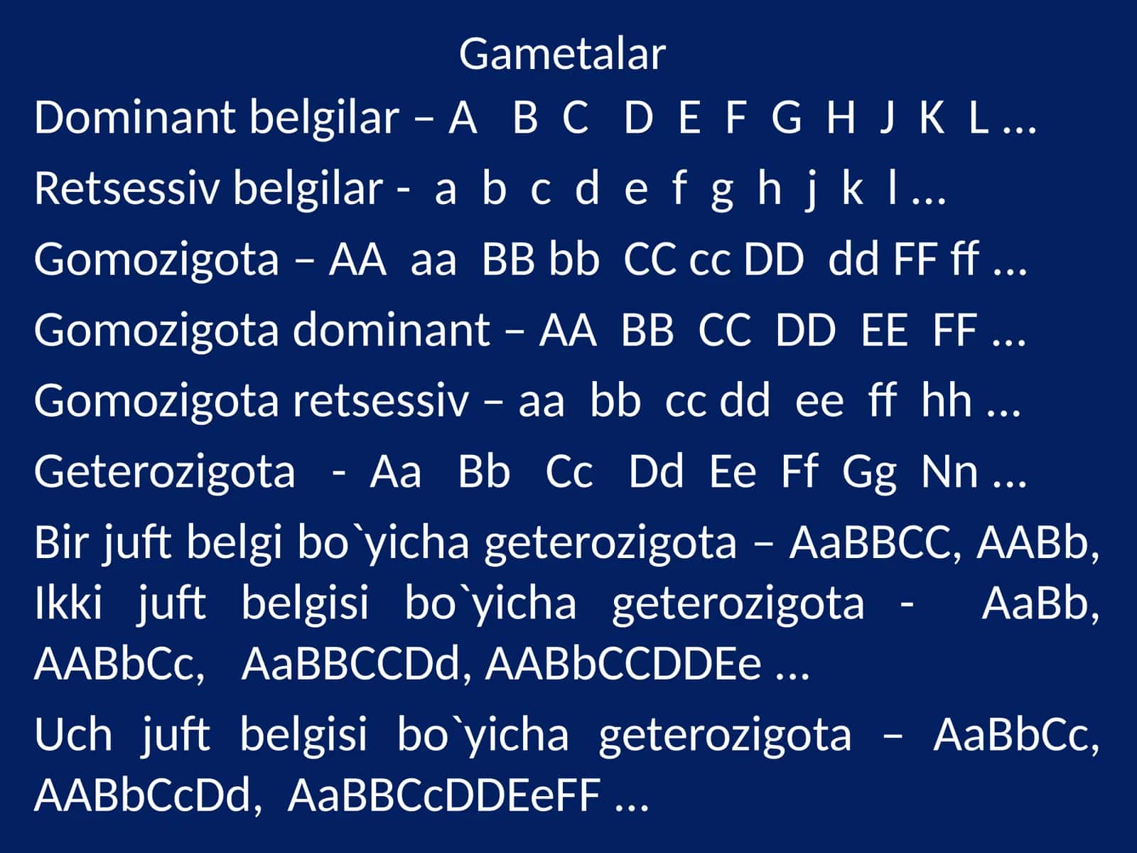 Gametalar 1