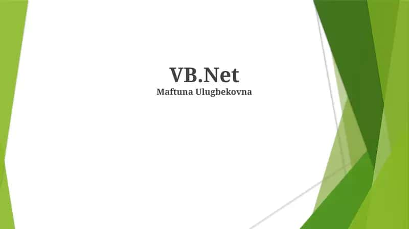 VB.Net 1