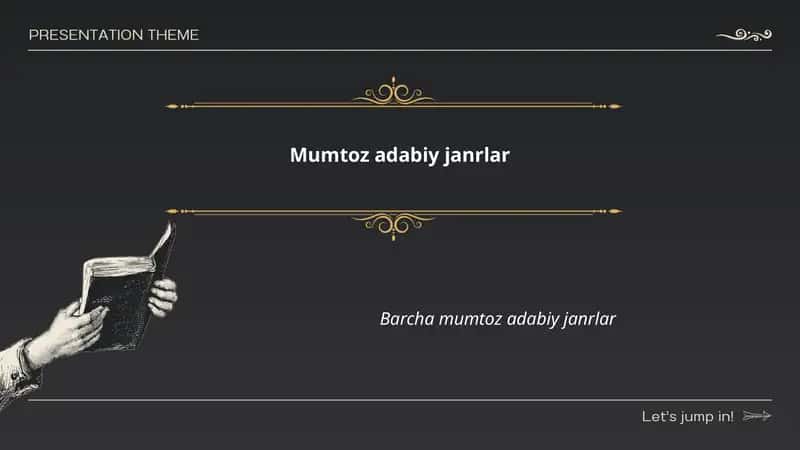 Mumtoz adabiy janrlar 1