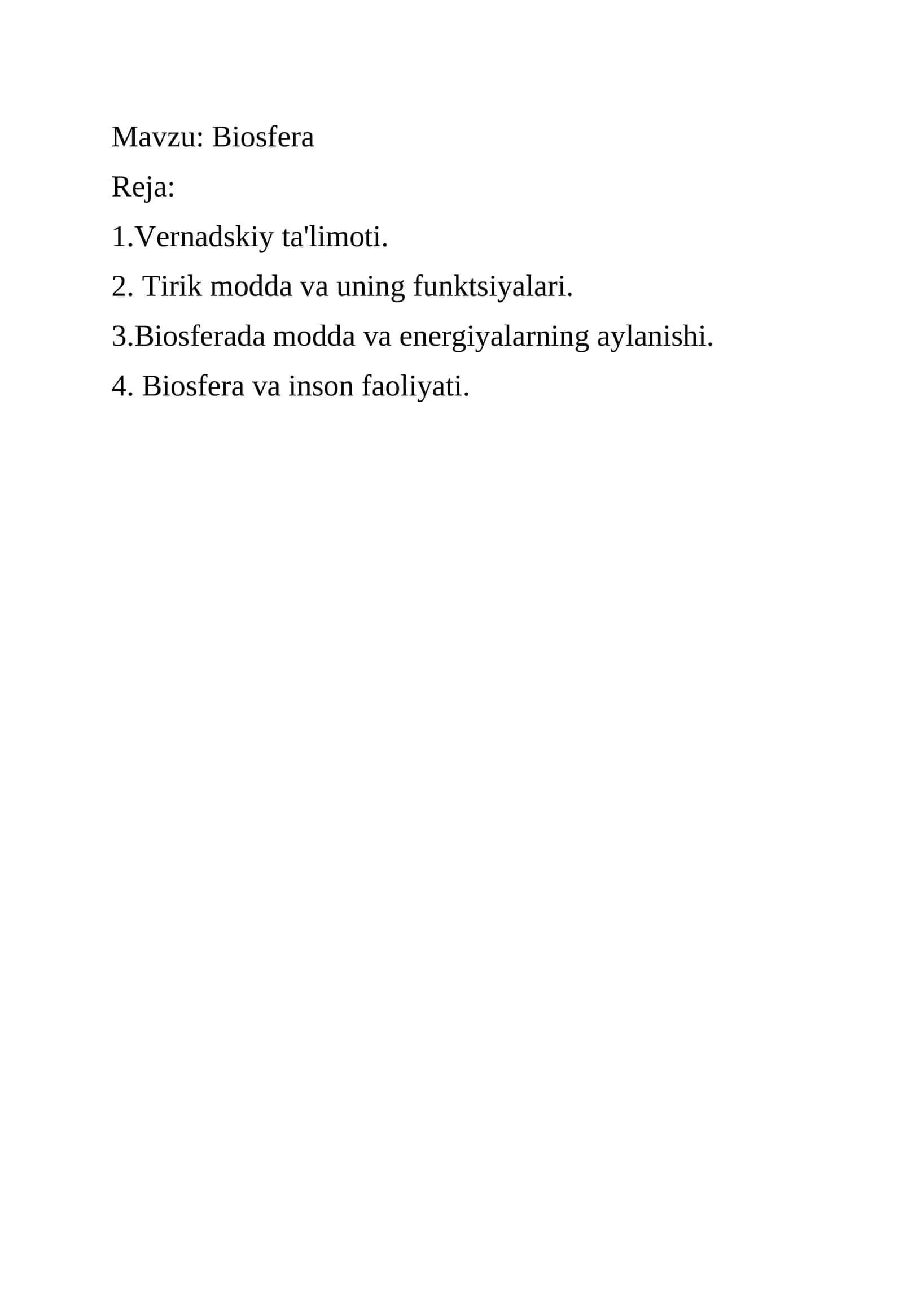 Biosfera 1