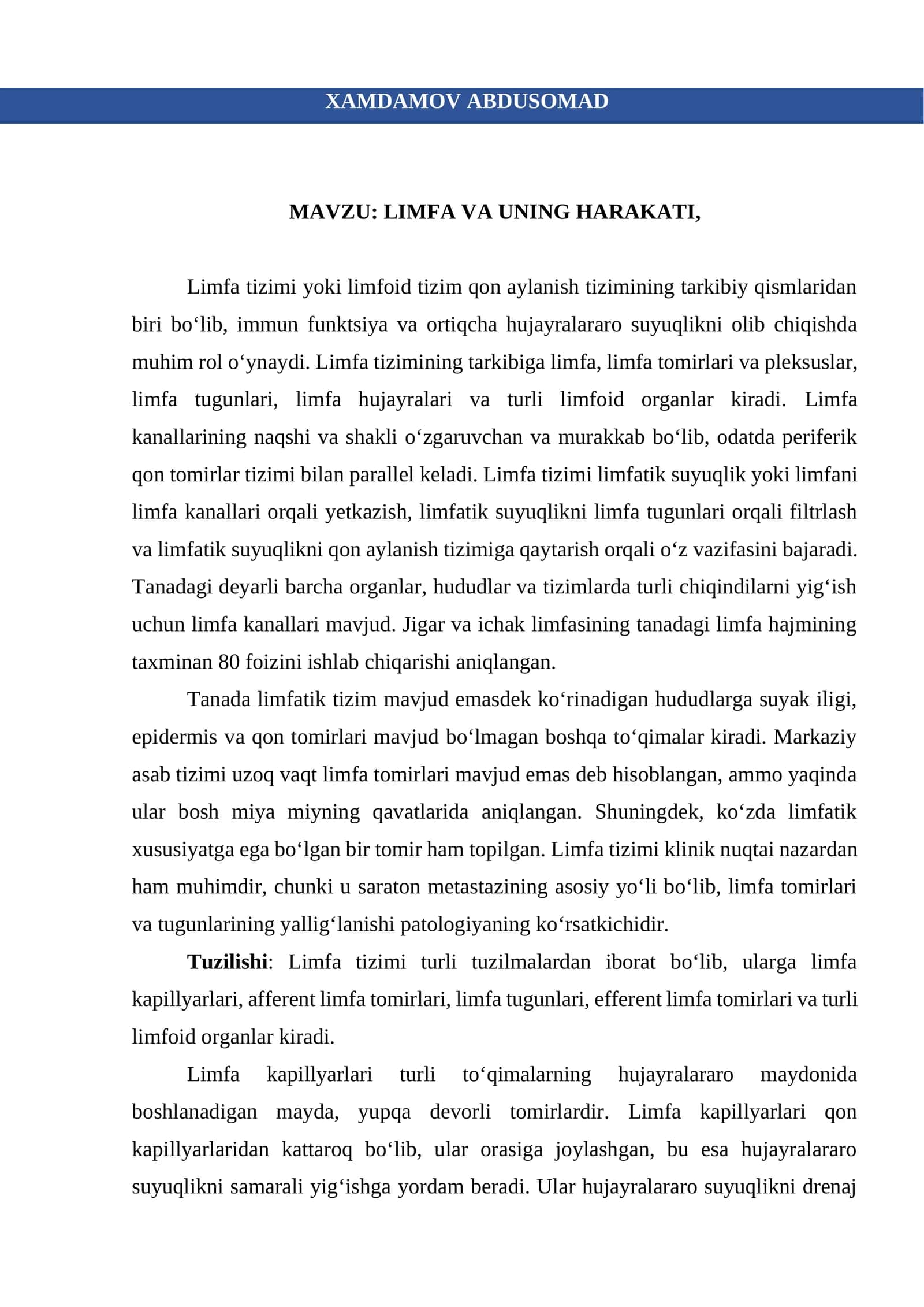 LIMFA SISTEMASI 1