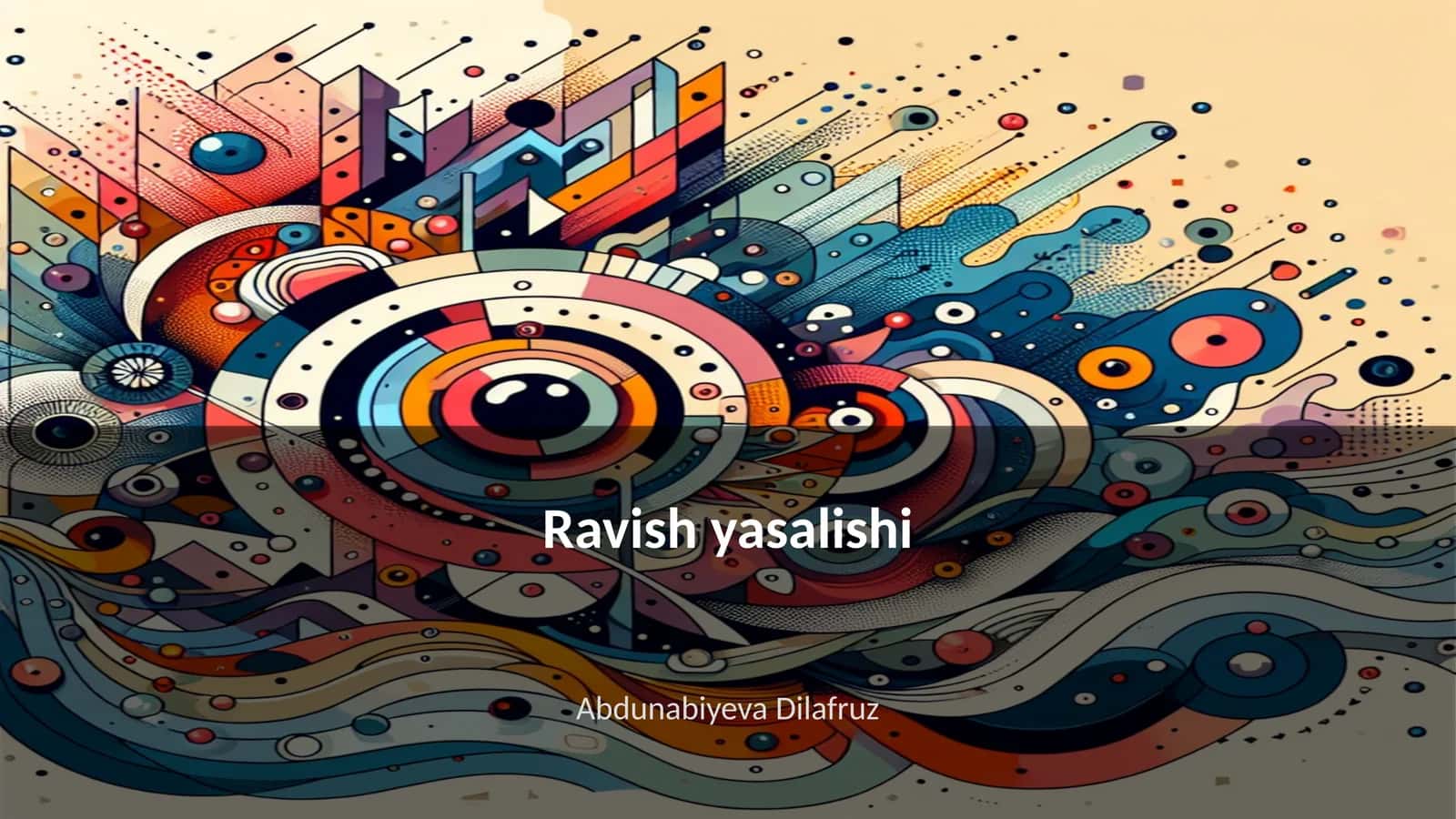 Ravish yasalishi 1