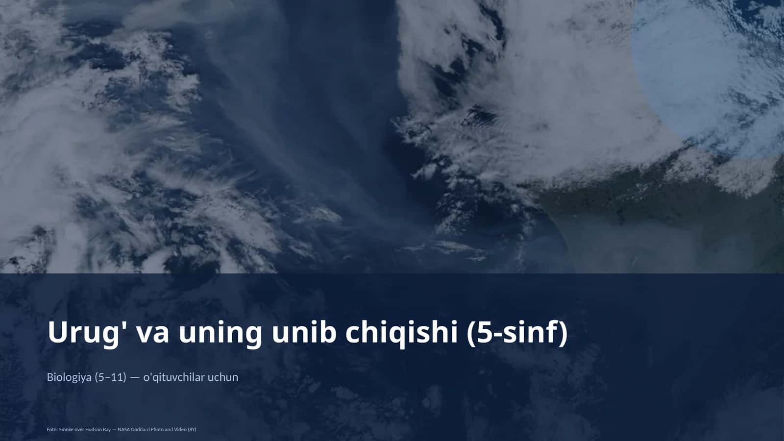 Urug' va uning unib chiqishi (5-sinf) 1